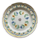 Eighteenth-century earthenware plate