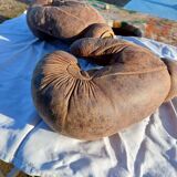 Paire de Gants de Boxe Ancien en cuir