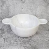 Gabriella – White Natural Marble Bowl with handles  | L 32cm W 20cm H 10cm