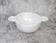 Gabriella – White Natural Marble Bowl with handles  | L 32cm W 20cm H 10cm