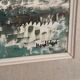 Original Swedish Oil on Canvas – "Landscape with Buildings" by Gösta Nordblad – Signed – Vintage and Framed