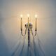 Vintage Italian neoclassical wall sconces in Hollywood Regency style, set of 3.