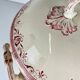 Ironstone soup tureen Creil & Montereau, "Admiral" model, red, 19th century.
