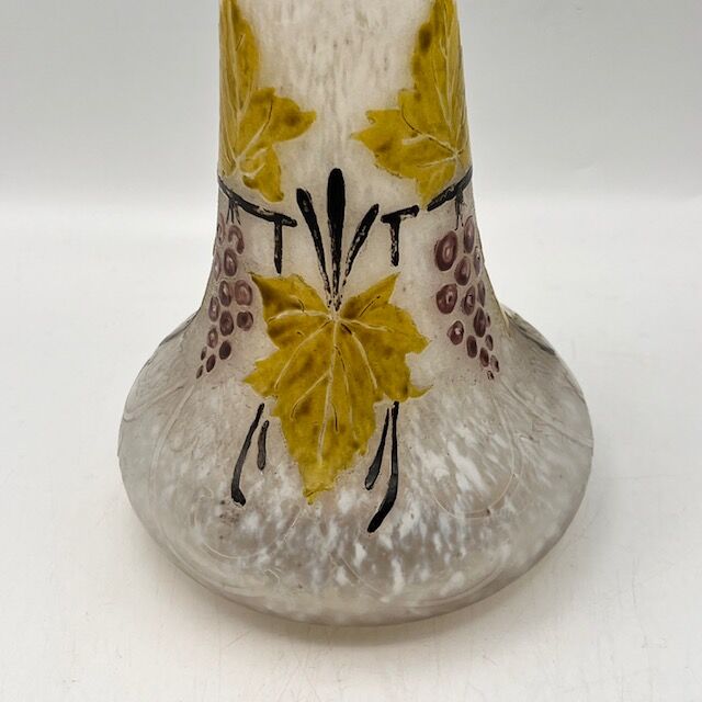 Vase en pâte de verre Legras