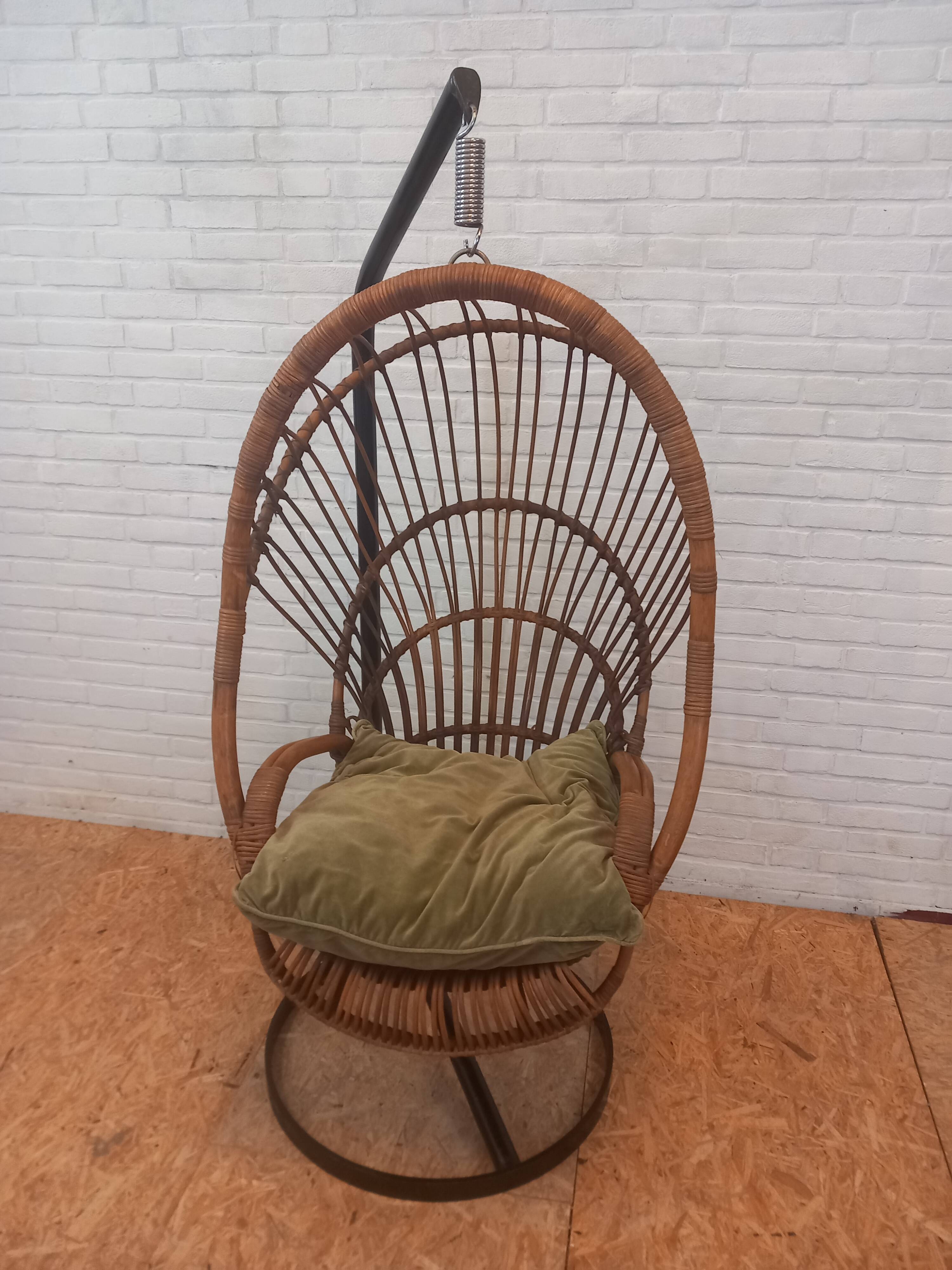 Rohé rattan  chaise basculante