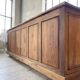 XXL solid oak counter sideboard