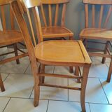Chaises bistrot quatre vintage