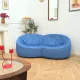 Blue Pumpkin Sofa by Pierre Paulin, 2-seater
