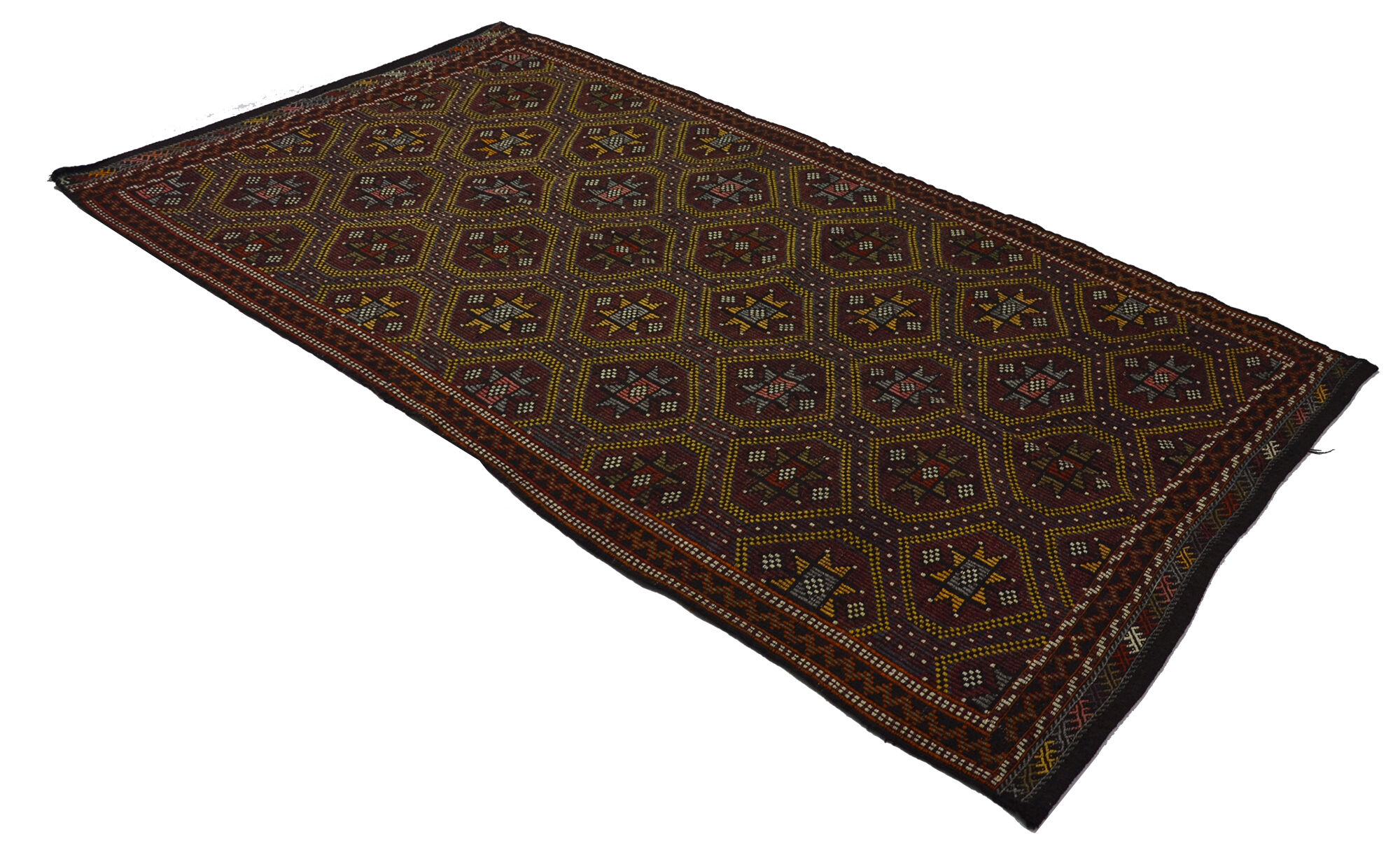 Anatolian handmade kilim rug 303 cm x 175 cm