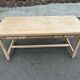 Renovated farmhouse dining table in solid wood 160cm XXth century