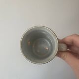 Set of vintage Duncan Ceramics glazed stoneware mugs made in Scotland Style