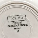 6 plates for dessert digoin Corsica