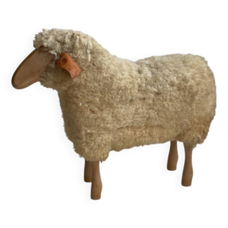 Vintage design Mouton stool 1970