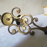 Duo d'appliques en laiton