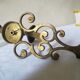 Brass sconces