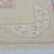 Tapis vintage neutre noué à la main sku 3591