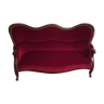 Canapé rouge baroque