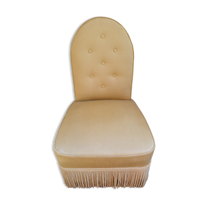 fauteuil crapaud jaune