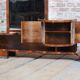 Czech Art Deco Dressing Mirror in Walnut, 1930s