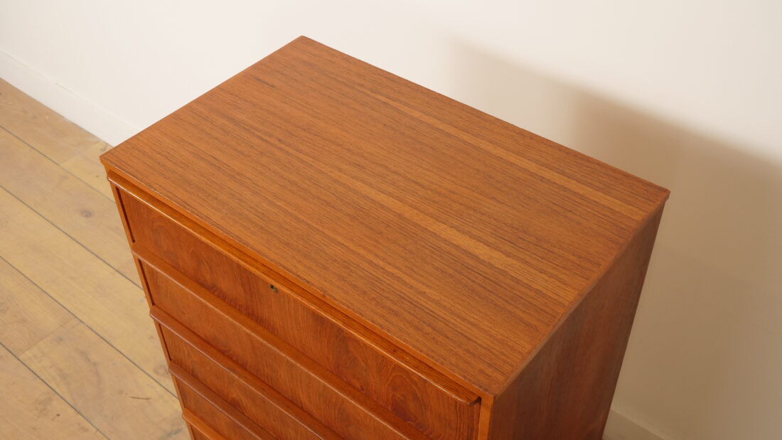 Vintage Danish chest of drawers | Teak | 6 drawers | 105 cm