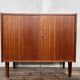 Buffet two vintage teak doors 1960