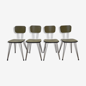 Set of 4 chairs in formica