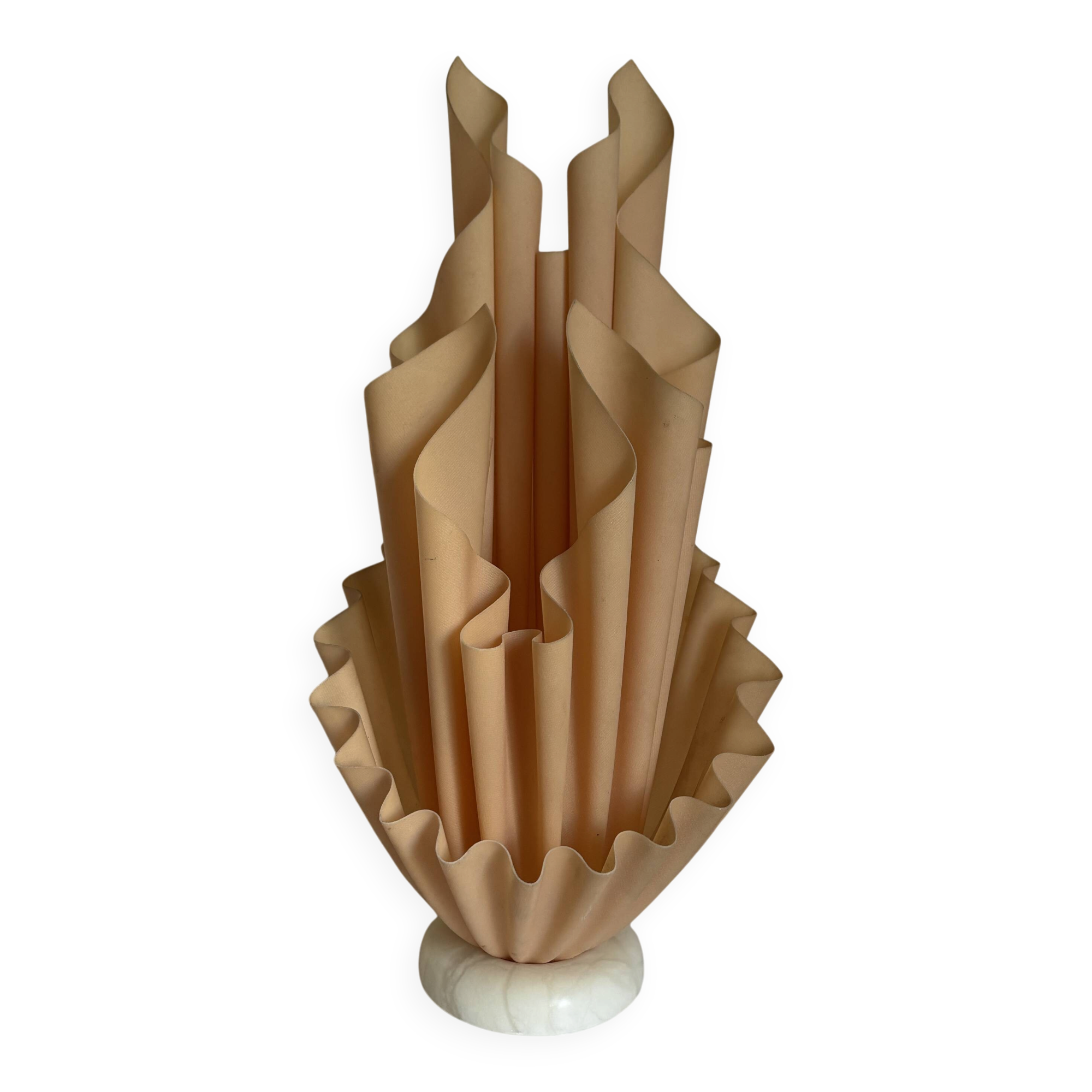 Lampe vintage 1970 Georgia Jacob modèle Corolle - 51 cm