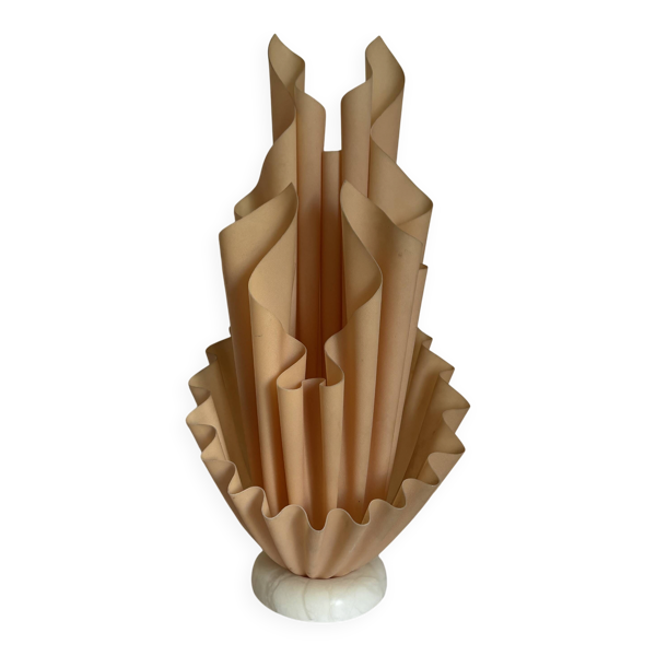 Lampe vintage 1970 Georgia Jacob modèle Corolle - 51 cm