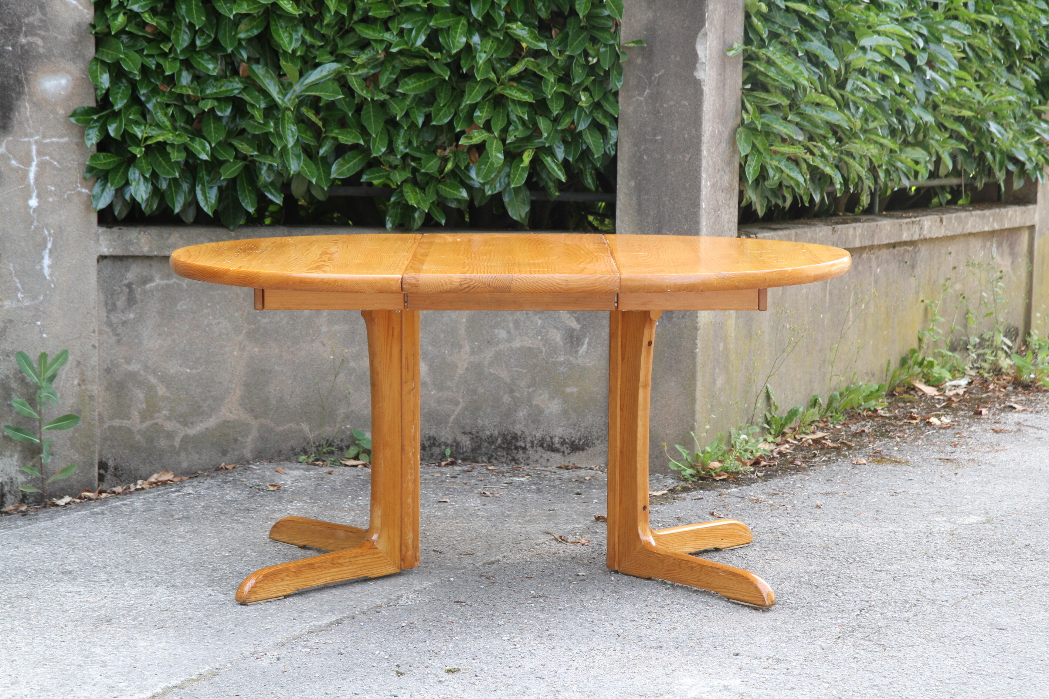 200cm pine expandable dining table