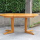 200cm pine expandable dining table