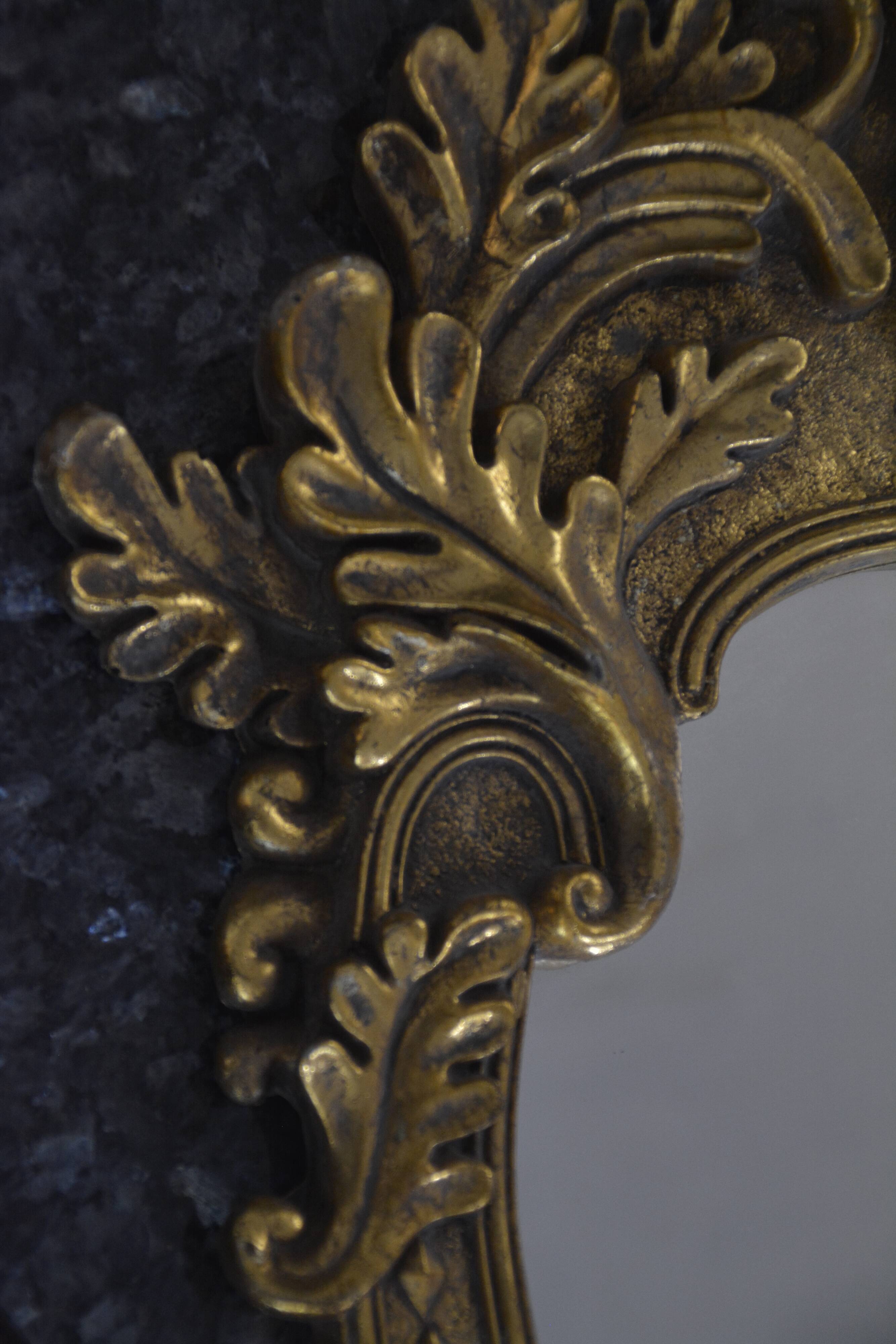 Miroir vintage doré