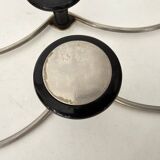 Set of 2 wave effect coat racks (3 hooks) from the 1960s.