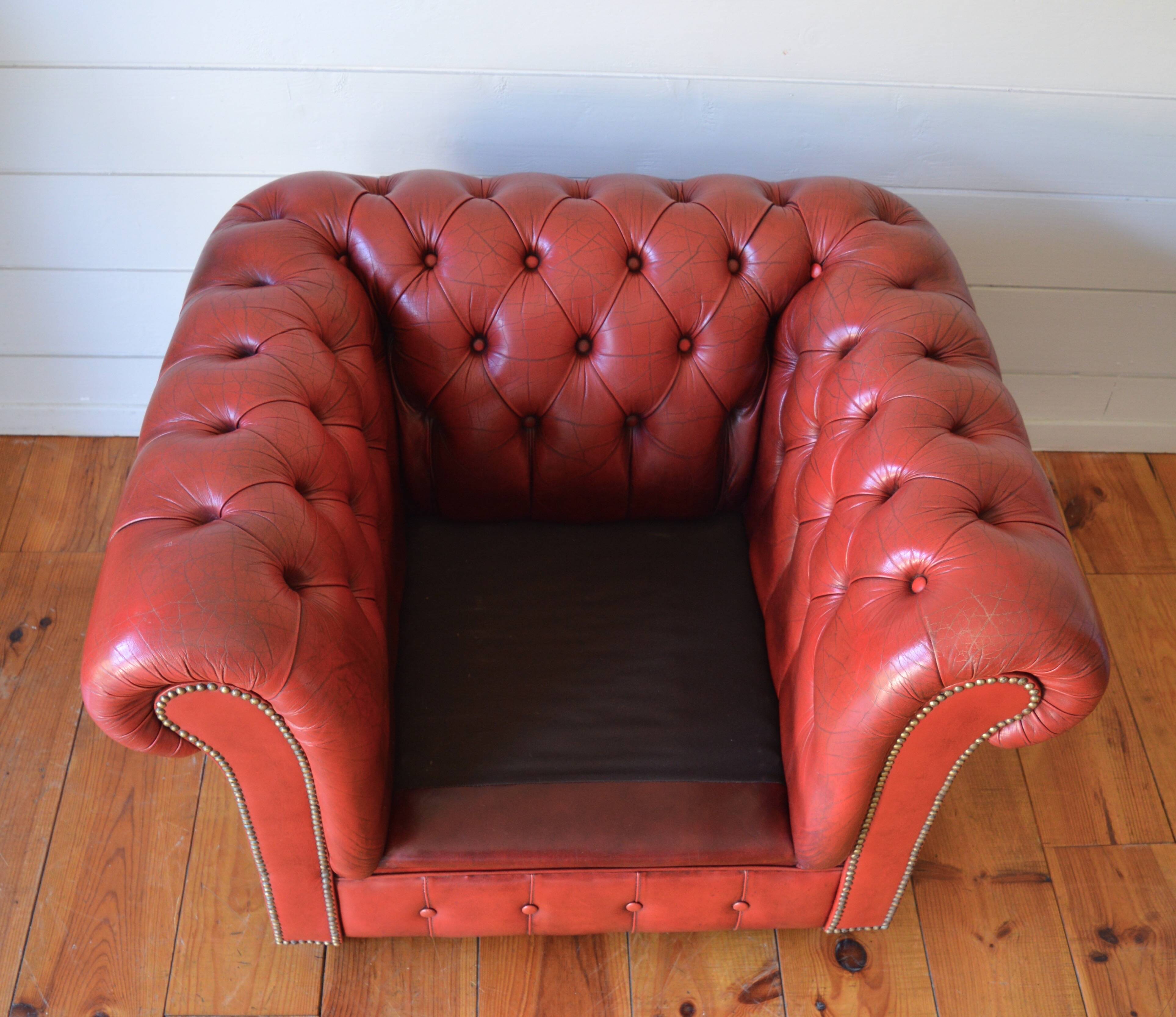 Fauteuil chesterfield