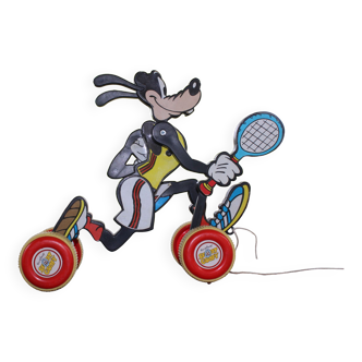 Walt Disney Goofy Sport Roller jouet à tirer vintage