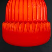 Vintage Czechoslovak Glass Hanging Lamp By Osvětlovací Sklo, 1970s