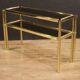Italian console in gold metal