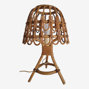 Lampe de chevet bambou