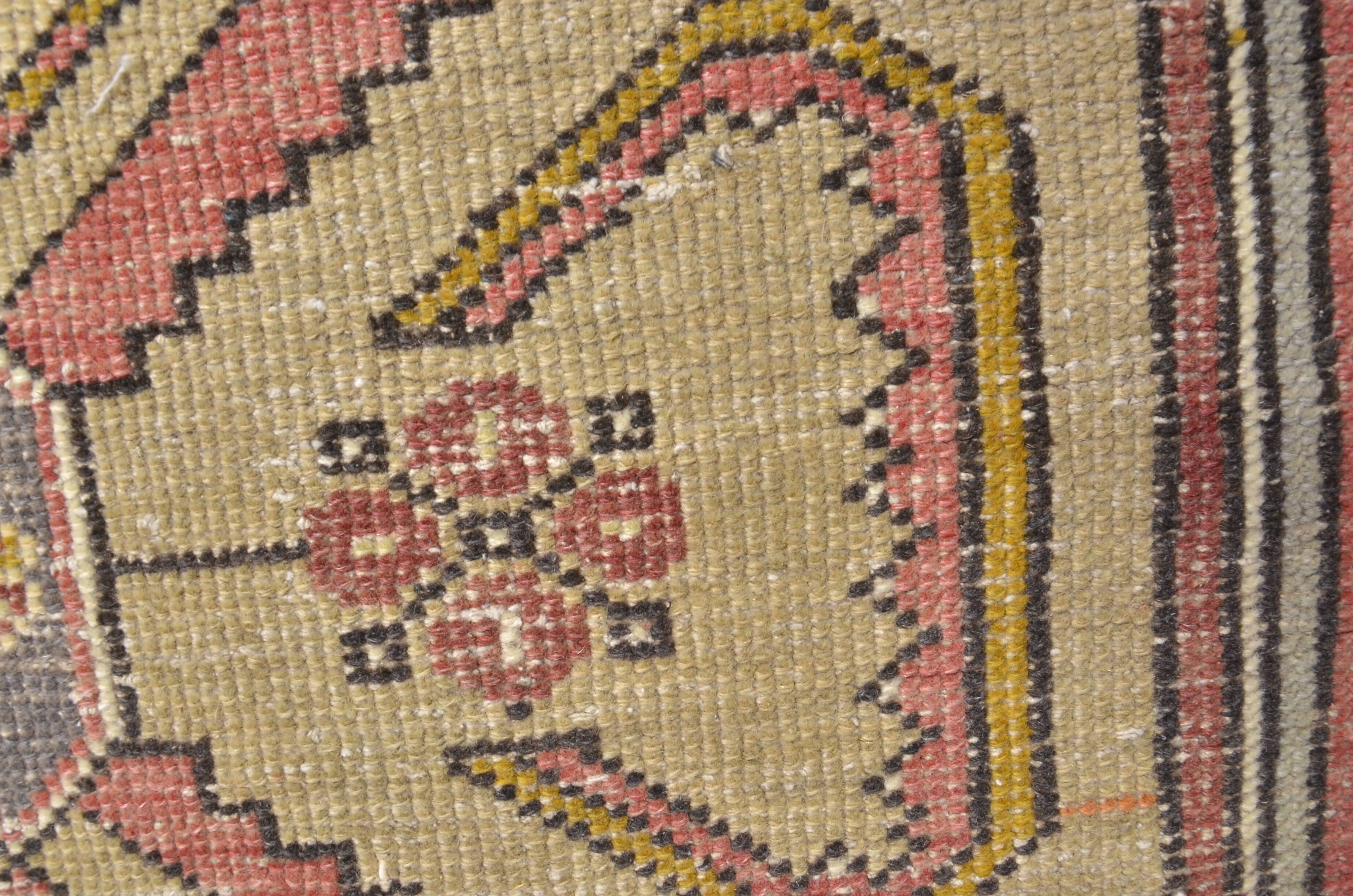 Oushak Vintage Wool Carpet sku 2517