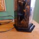 Lampe pagode , abat jour soie