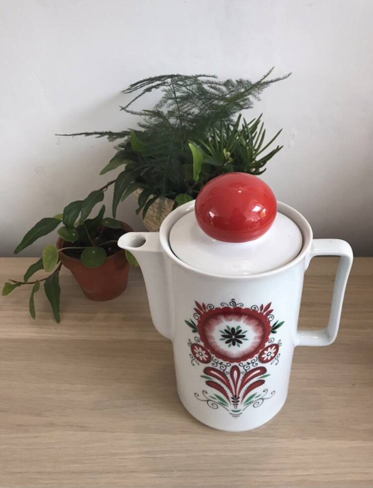 Bavaria 70s design porcelain coffee pot/teapot/jug