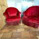 Pair of toad armchairs