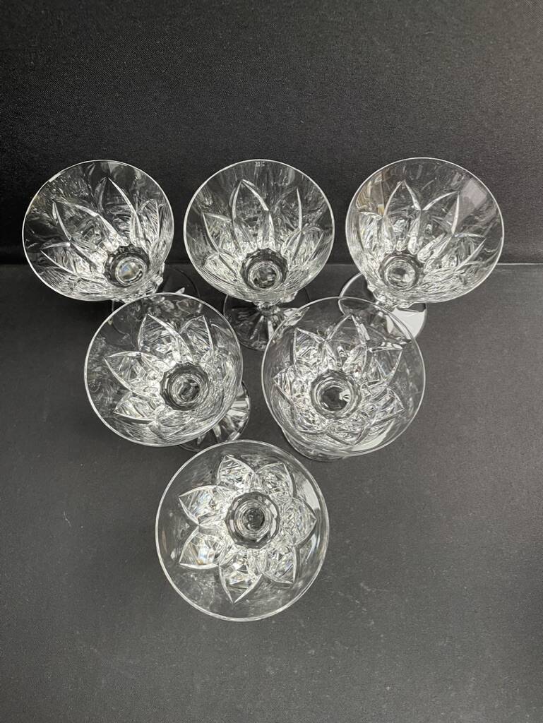 6 Wine glasses size n° 3 - Saint Louis Camargue service