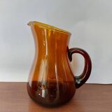 Vintage amber decanter