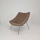 Oyster Chair with Ottoman by Pierre Paulin for Artifort, 1960s