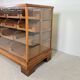 Solid Oak Haberdashery Glass Showcase with 16 Drawers – ca. 1940s