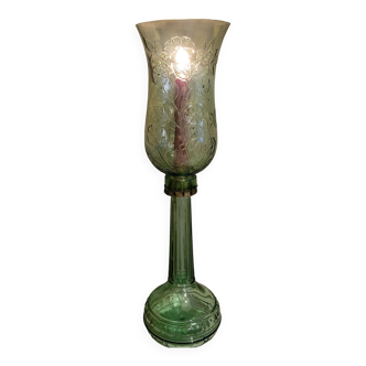 Candle holder lamp from Pontedera, Italy