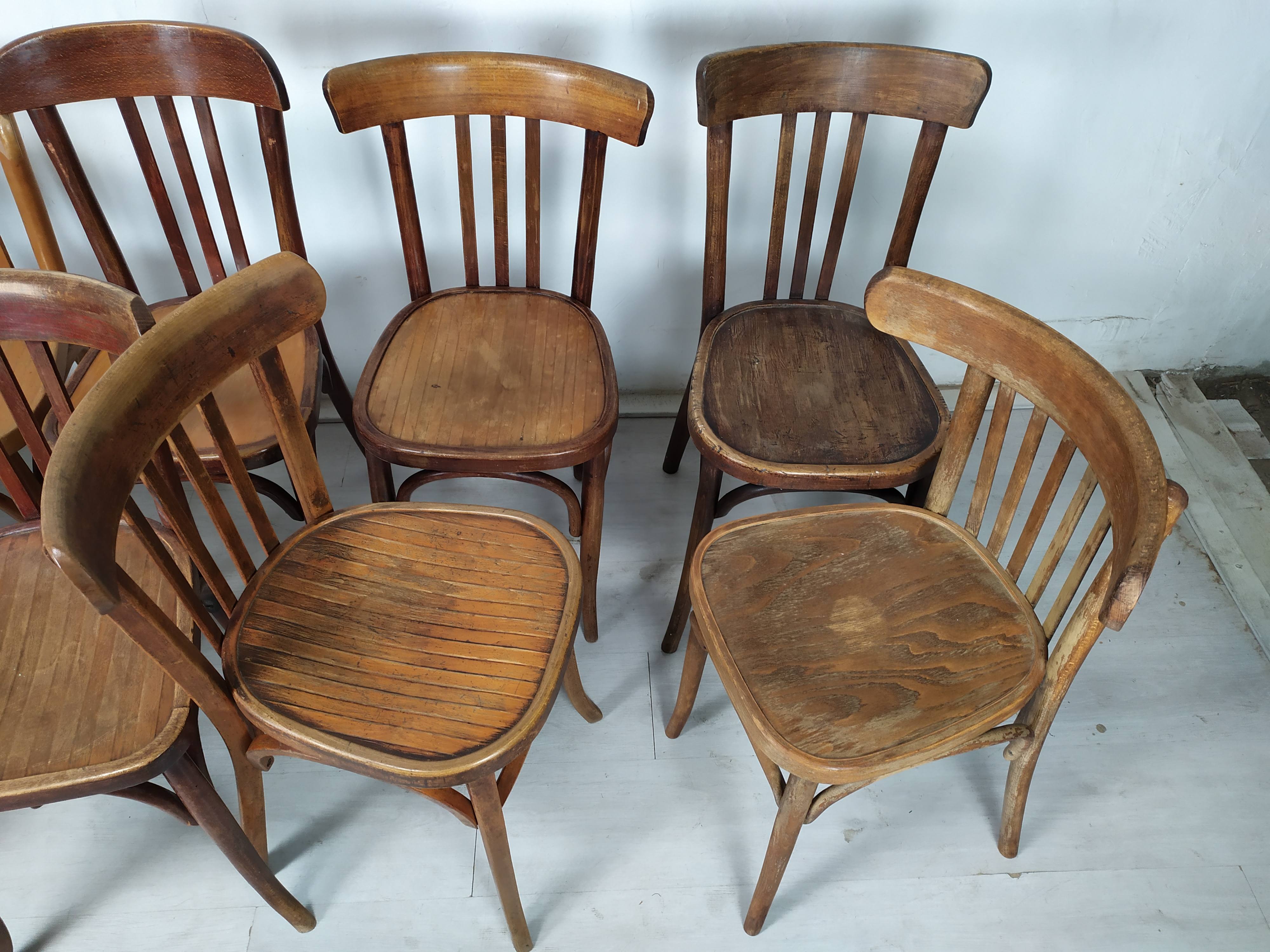 Lot de 12 chaises bistrot