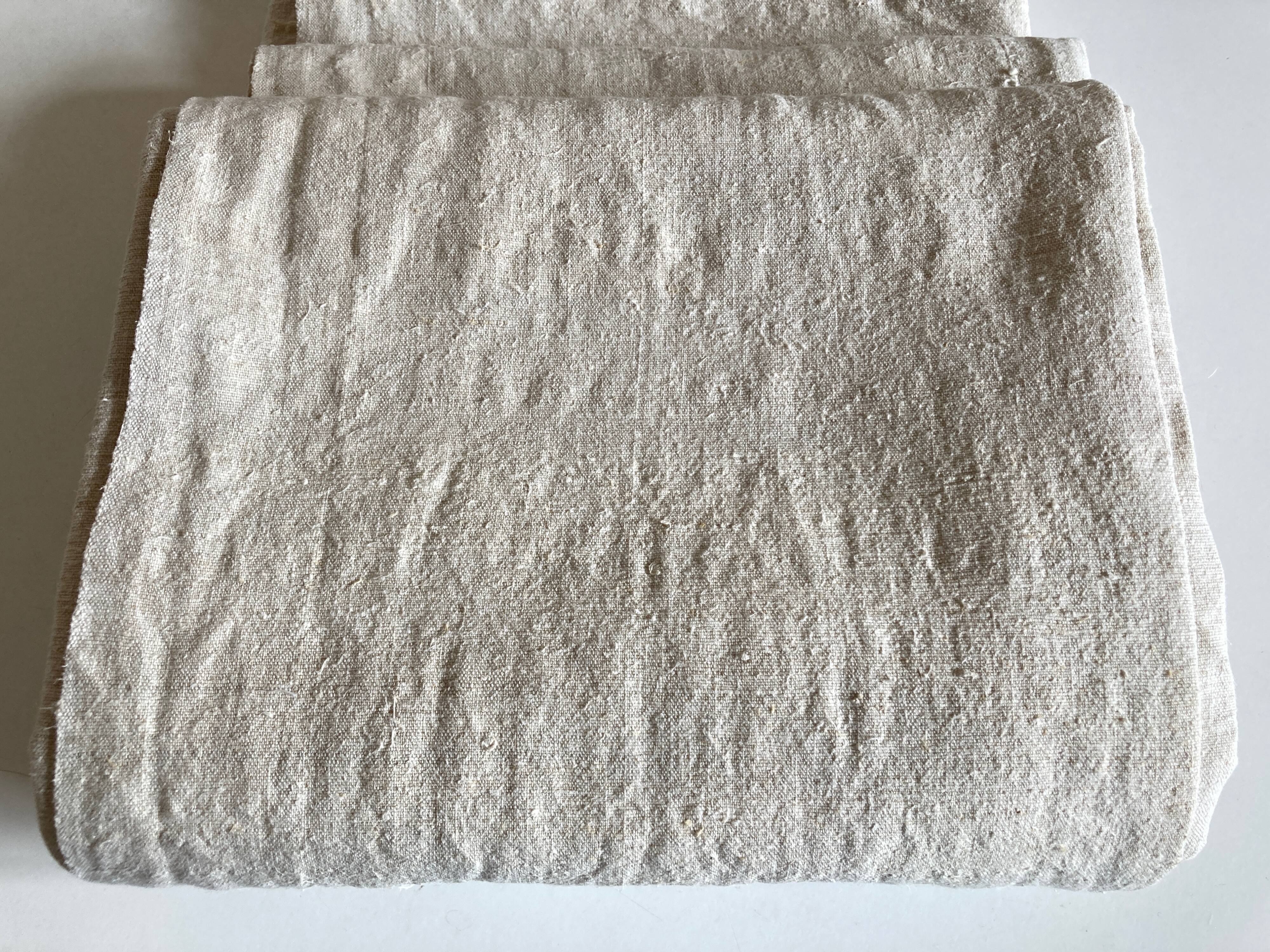 Farm tablecloth 19th in hemp canvas, reserve of trousseau L270cm