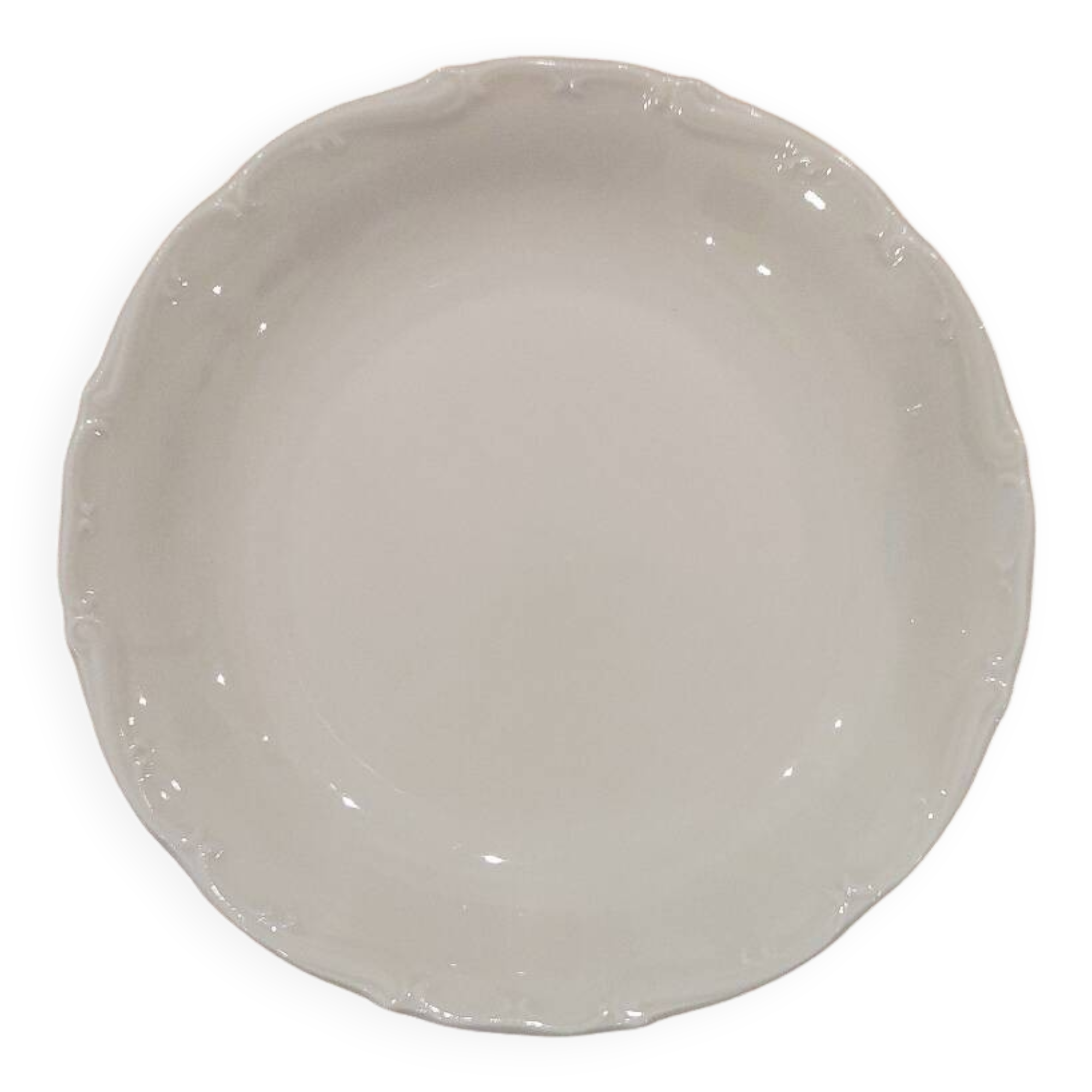 Set of 12 Sologne Larchevêque porcelain plates