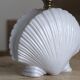 Ceramic shell lamp, 80s